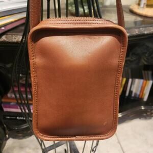Coach vintage leather camera bag